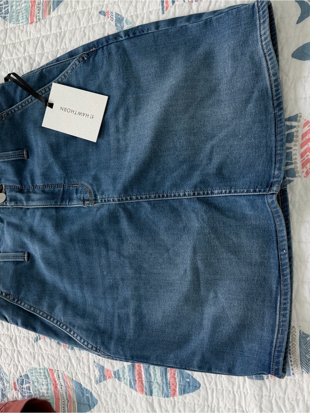 41 Hawthorn Blue Denim Mini Skirt